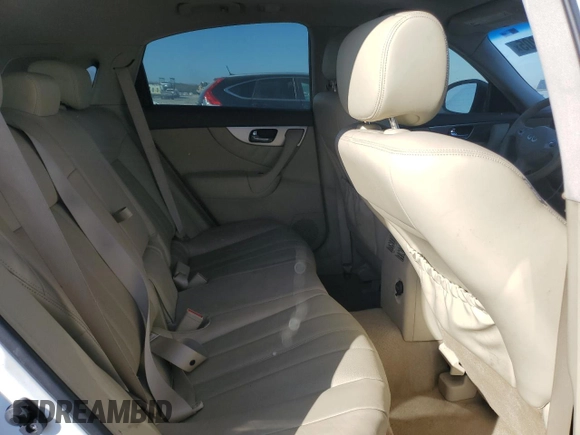2015 Infiniti QX70 with VIN JN8CS1MU6FM381563, listed as a Copart auction lot 45113595 with 199,694 mi miles and Salvage title. Bid and sale history available at DreamBid. Image 11.