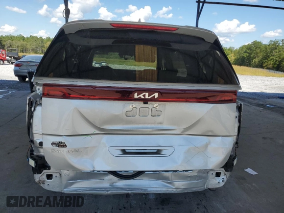 2023 Kia Carnival LX with VIN KNDNB4H38P6272146, listed as a Copart auction lot 73783734 with 46,895 mi miles and Salvage Title. Bid and sale history available at carsss.com. Image 6.