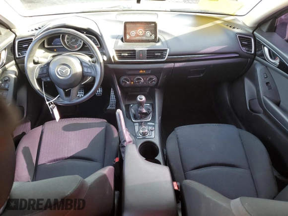 2016 Mazda 3 i Sport with VIN JM1BM1J72G1302697, listed as a Copart auction lot 42129705 with 63,022 mi miles and Salvage Title. Bid and sale history available at DreamBid. Image 8.