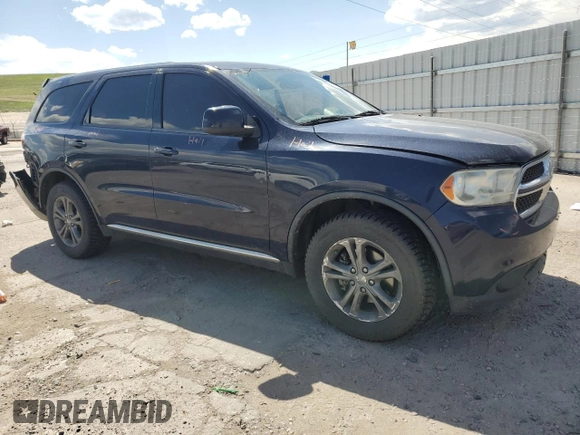 2013 Dodge Durango SXT with VIN 1C4RDHAG3DC504620, listed as a Copart auction lot 58074315 with 232,702 mi miles and Salvage title. Bid and sale history available at DreamBid. Image 4.