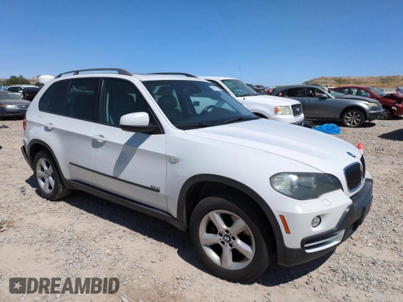 2008 BMW X5 3.0si z VIN 5UXFE43548L031478, wystawiony jako Copart lot #59392505 z przebiegiem Nie podano mil oraz Szkoda całkowita • Salvage title. Historia ofert i sprzedaży dostępna na DreamBid. Obrazek 4.
