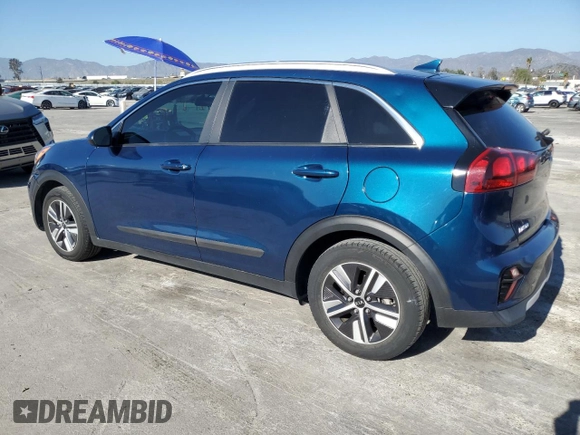 2020 Kia Niro LXS with VIN KNDCB3LC0L5448941, listed as a Copart auction lot 46577025 with 123,042 mi miles and Salvage Title. Bid and sale history available at carsss.com. Image 2.