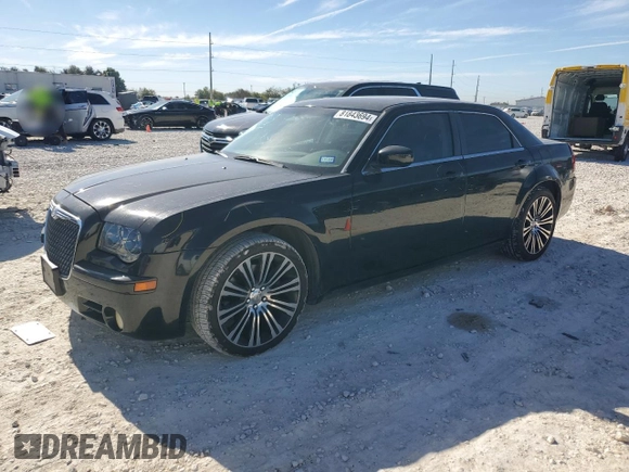 2010 Chrysler 300 with VIN 2C3CA2CV0AH279836, listed as a Copart auction lot 81843694 with 128,515 mi miles and Salvage Title. Bid and sale history available at carsss.com. Image 1.