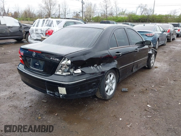 2004 Mercedes-Benz C 240 with VIN WDBRF81J74F451536, listed as a IAAI auction lot 41954471 with 104,629 mi miles and . Bid and sale history available at DreamBid. Image 4.