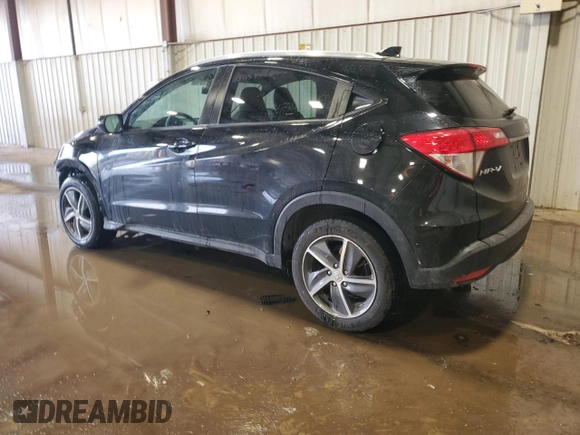 2022 Honda HR-V EX-L with VIN 3CZRU6H76NM700054, listed as a Copart auction lot 43334245 with 18,276 mi miles and Salvage Title. Bid and sale history available at carsss.com. Image 2.