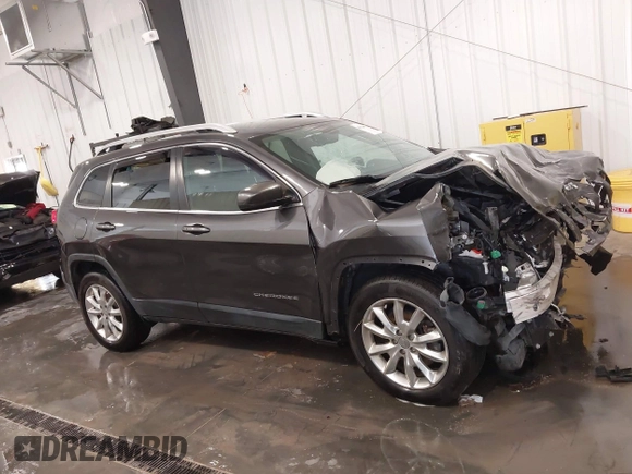 2016 Jeep Cherokee Limited with VIN 1C4PJMDS3GW296279, listed as a IAAI auction lot 41914810 with 124,886 mi miles and . Bid and sale history available at DreamBid. Image 14.