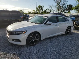 2020 Honda Accord Sport with VIN 1HGCV1F36LA044428, listed as a Copart auction lot 62357895 with 85,745 mi miles and Salvage title. Bid and sale history available at DreamBid. Image 1.