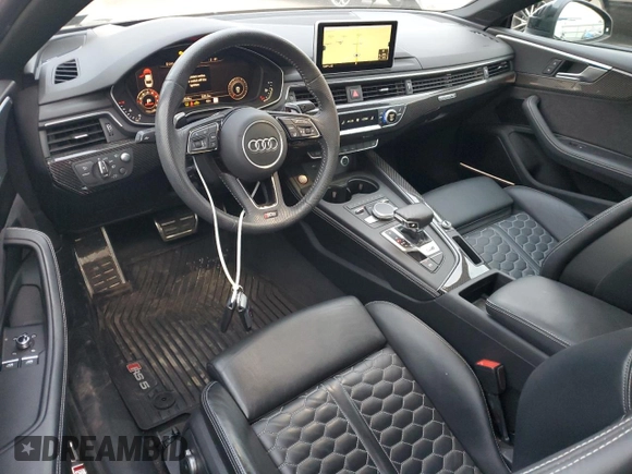 2019 Audi RS 5 z VIN WUAPWAF52KA901134, wystawiony jako Copart lot #48594025 z przebiegiem 43 929 mil mil oraz Szkoda całkowita • Salvage title. Historia ofert i sprzedaży dostępna na DreamBid. Obrazek 8.