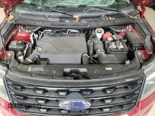 2017 Ford Explorer Sport with VIN 1FM5K8GTXHGB49173, listed as a Copart auction lot 49071435 with 95,966 mi miles and Salvage Title. Bid and sale history available at DreamBid. Image 12.