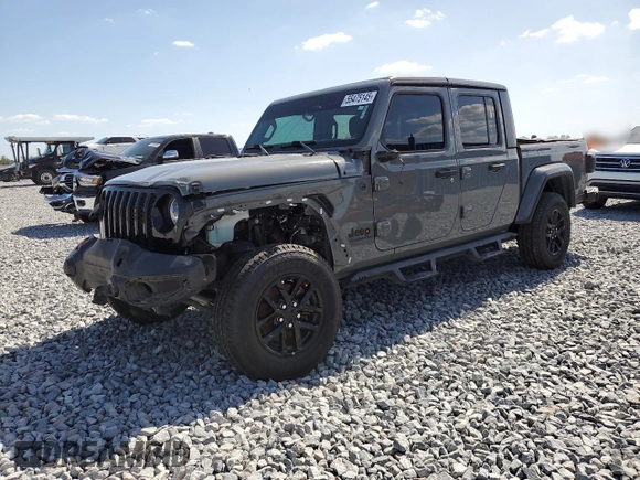 2022 Jeep Gladiator Texas Trail with VIN 1C6HJTAG9NL146049, listed as a Copart auction lot 55475145 with 51,590 mi miles and Salvage Title. Bid and sale history available at carsss.com. Image 1.