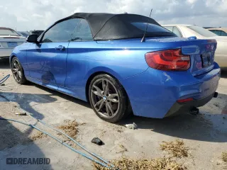 2015 BMW 2 Series M235i with VIN WBA1M1C58FV393387, listed as a Copart auction lot 75863564 with 108,848 mi miles and Non Repairable. Bid and sale history available at carsss.com. Image 2.
