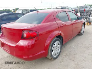 2014 Dodge Avenger SE with VIN 1C3CDZAB0EN147245, listed as a IAAI auction lot 42127010 with 161,260 mi miles. Bid and sale history available at carsss.com. Image 4.