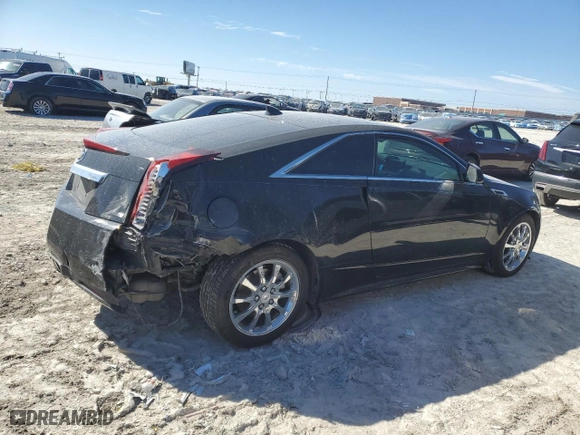 2011 Cadillac CTS Coupe Premium with VIN 1G6DP1ED7B0118146, listed as a Copart auction lot 46110375 with 64,093 mi miles and Salvage Title. Bid and sale history available at carsss.com. Image 3.