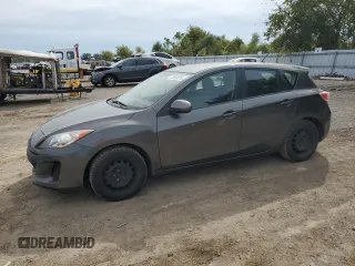 2012 Mazda 3 GX with VIN JM1BL1KF7C1513171, listed as a Copart auction lot 72563074 with 196,087 mi miles and Salvage Title. Bid and sale history available at carsss.com. Image 1.