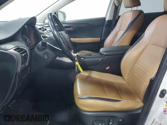 2017 Lexus NX with VIN JTJYARBZXH2059439, listed as a Copart auction lot 52018075 with 86,353 mi miles and Salvage Title. Bid and sale history available at carsss.com. Image 7.