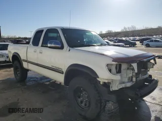 2000 Toyota Tundra SR5 with VIN 5TBBT4415YS050193, listed as a Copart auction lot 53702725 with 136,081 mi miles and Salvage Title. Bid and sale history available at DreamBid. Image 4.