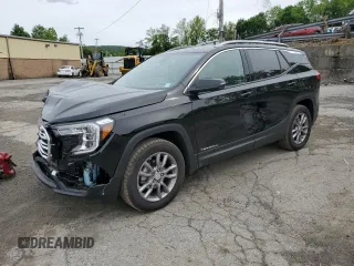 2024 GMC Terrain SLT z VIN 3GKALVEG3RL401707, wystawiony jako Copart lot #58424665 z przebiegiem 6 780 mil mil oraz Szkoda całkowita • Salvage title. Historia ofert i sprzedaży dostępna na DreamBid. Obrazek 1.