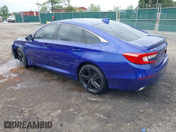 2019 Honda Accord Sport with VIN 1HGCV1F36KA076004, listed as a IAAI auction lot 42130414 with 75,689 mi miles and . Bid and sale history available at DreamBid. Image 3.