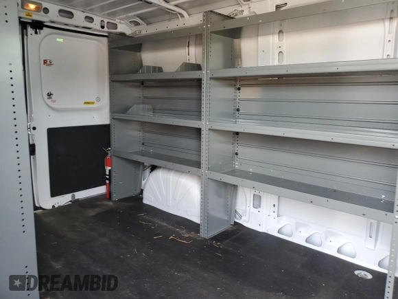 2023 Ram ProMaster Cargo with VIN 3C6LRVVG6PE589988, listed as a Copart auction lot 71645674 with 14,630 mi miles and Salvage Title. Bid and sale history available at DreamBid. Image 11.