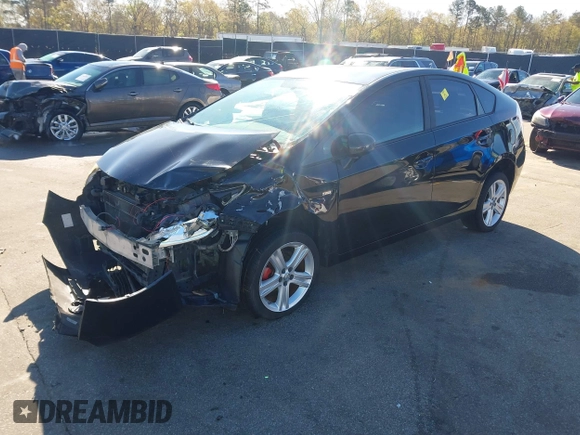 2011 Toyota Prius I with VIN JTDKN3DU9B0255659, listed as a IAAI auction lot 41857782 with 273,166 mi miles. Bid and sale history available at carsss.com. Image 17.