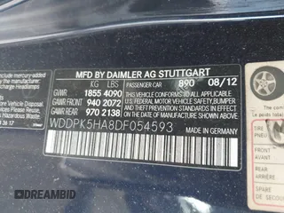 2013 Mercedes-Benz SLK 350 z VIN WDDPK5HA8DF054593, wystawiony jako IAAI lot #41821009 z przebiegiem 148 571 mil mil oraz . Historia ofert i sprzedaży dostępna na DreamBid. Obrazek 9.