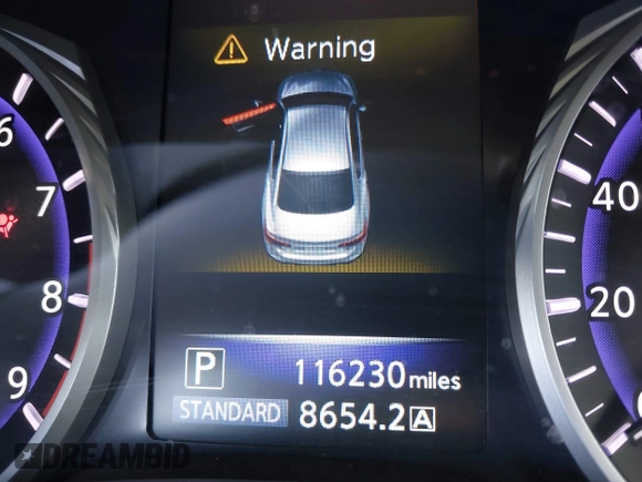 2015 Infiniti Q50 Premium with VIN JN1BV7AP0FM355933, listed as a IAAI auction lot 41684066 with 116,230 mi miles and . Bid and sale history available at DreamBid. Image 16.