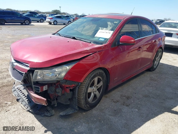 2014 Chevrolet Cruze 1LT with VIN 1G1PD5SB6E7138521, listed as a IAAI auction lot 41667870 with 105,093 mi miles. Bid and sale history available at carsss.com. Image 18.
