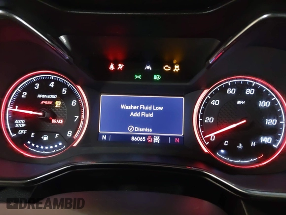 2022 Chevrolet TrailBlazer RS with VIN KL79MUSL8NB031399, listed as a IAAI auction lot 41584908 with 86,065 mi miles. Bid and sale history available at carsss.com. Image 7.