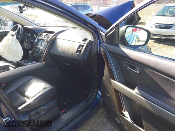 2012 Mazda CX-9 Grand Touring with VIN JM3TB3DV2C0338235, listed as a IAAI auction lot 41592307 with 1 mi miles. Bid and sale history available at carsss.com. Image 5.