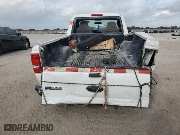 2006 Ford Ranger XL with VIN 1FTYR10D16PA08142, listed as a Copart auction lot 47800395 with Not Provided miles and Salvage Title. Bid and sale history available at DreamBid. Image 6.