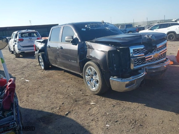 2014 Chevrolet Silverado 1500 LT with VIN 3GCPCREC1EG536925, listed as a IAAI auction lot 40506502 with 204,994 mi miles. Bid and sale history available at carsss.com. Image 6.