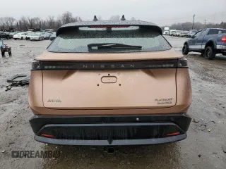 2023 Nissan ARIYA Platinum+ z VIN JN1DF0CD8PM703933, wystawiony jako Copart lot #44105585 z przebiegiem 4 348 mil mil oraz Szkoda całkowita • Salvage title. Historia ofert i sprzedaży dostępna na DreamBid. Obrazek 6.