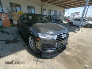 2018 Audi Q3 Premium with VIN WA1BCCFS9JR033287, listed as a Copart auction lot 58251185 with 157,839 mi miles and Salvage title. Bid and sale history available at DreamBid. Image 14.