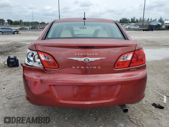 2009 Chrysler Sebring Touring z VIN 1C3LC56B29N560827, wystawiony jako Copart lot #58845265 z przebiegiem 102 081 mil mil oraz Szkoda całkowita • Salvage title. Historia ofert i sprzedaży dostępna na DreamBid. Obrazek 6.