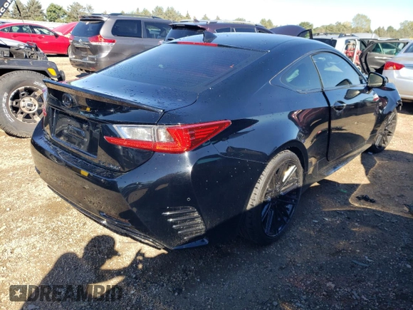 2017 Lexus RC 350 with VIN JTHHE5BC4H5017809, listed as a Copart auction lot 72443054 with 57,928 mi miles and Salvage title. Bid and sale history available at DreamBid. Image 3.