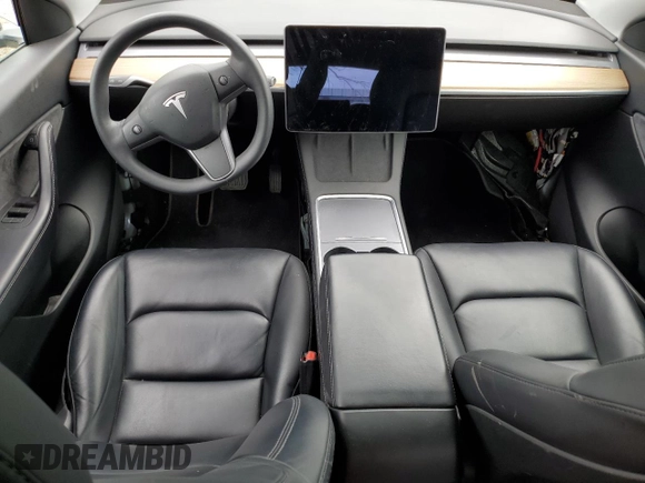 2021 Tesla Model Y Long Range z VIN 5YJYGDEE2MF253676, wystawiony jako Copart lot #54446525 z przebiegiem 36 161 mil mil oraz Szkoda całkowita • Salvage title. Historia ofert i sprzedaży dostępna na DreamBid. Obrazek 8.