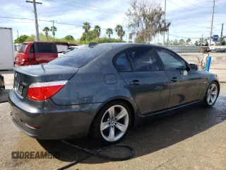 2008 BMW 5 Series 528i with VIN WBANU53578C115846, listed as a Copart auction lot 46415094 with 170,062 mi miles and Salvage Title. Bid and sale history available at carsss.com. Image 3.