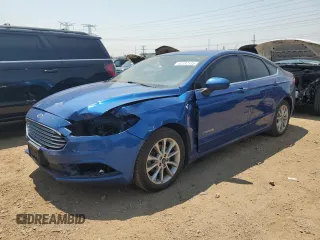 2017 Ford Fusion Hybrid SE with VIN 3FA6P0LU5HR271027, listed as a Copart auction lot 60282535 with 125,247 mi miles and Salvage title. Bid and sale history available at DreamBid. Image 1.
