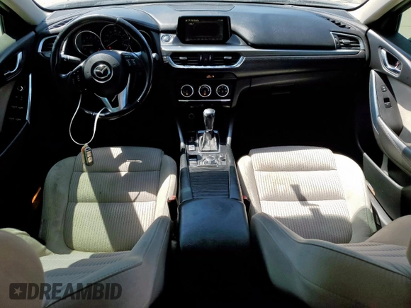 2016 Mazda 6 i Sport with VIN JM1GJ1U58G1457733, listed as a Copart auction lot 50963315 with 101,516 mi miles and Salvage Title. Bid and sale history available at DreamBid. Image 8.