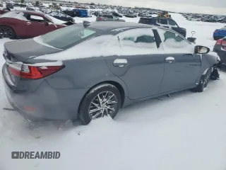 2017 Lexus ES with VIN 58ABK1GG1HU076444, listed as a Copart auction lot 45568375 with 57,152 mi miles and Salvage Title. Bid and sale history available at carsss.com. Image 3.