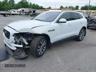 2019 Jaguar F-Pace 25t Prestige with VIN SADCK2GX3KA602396, listed as a IAAI auction lot 42377936 with 58,274 mi miles and . Bid and sale history available at DreamBid. Image 2.
