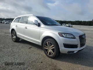 2015 Audi Q7 Premium Plus with VIN WA1LMAFE5FD020413, listed as a Copart auction lot 65028835 with 217,394 mi miles and Clean title. Bid and sale history available at DreamBid. Image 4.