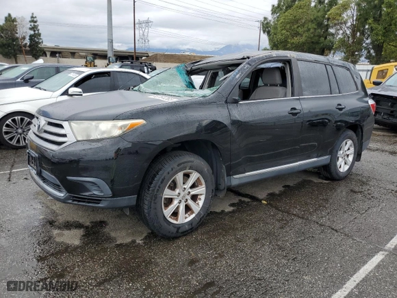 2011 Toyota Highlander with VIN 5TDZA3EH1BS016096, listed as a Copart auction lot 48764265 with 84,555 mi miles and Salvage Title. Bid and sale history available at carsss.com. Image 1.