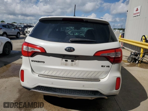 2015 Kia Sorento SX Limited with VIN 5XYKW4A7XFG659720, listed as a Copart auction lot 54594695 with 156,832 mi miles and Salvage Title. Bid and sale history available at carsss.com. Image 6.