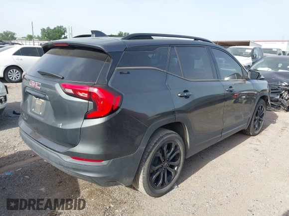 2020 GMC Terrain SLE with VIN 3GKALMEV8LL186664, listed as a IAAI auction lot 42266140 with 82,291 mi miles and . Bid and sale history available at DreamBid. Image 4.