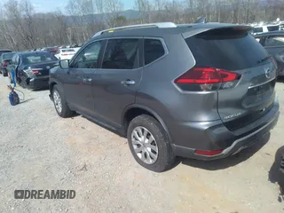 2017 Nissan Rogue SV with VIN KNMAT2MV9HP569896, listed as a IAAI auction lot 41734484 with 232,629 mi miles. Bid and sale history available at carsss.com. Image 3.
