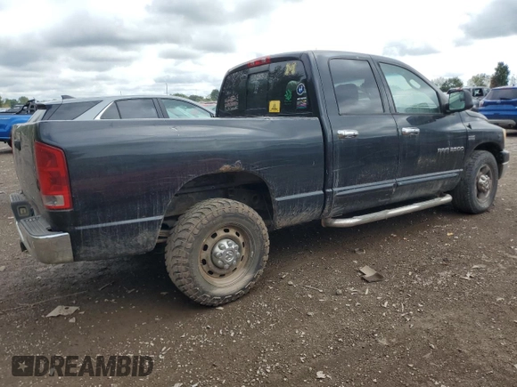 2006 Dodge Ram 2500 SLT with VIN 3D7KR28D16G282760, listed as a Copart auction lot 71433104 with 287,701 mi miles and Clean Title. Bid and sale history available at carsss.com. Image 3.