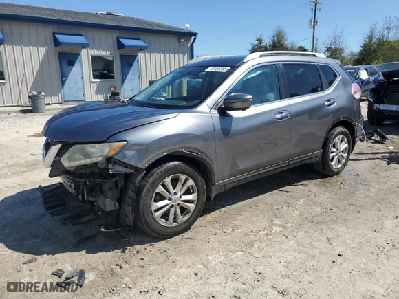 2016 Nissan Rogue SV with VIN 5N1AT2MT9GC804149, listed as a Copart auction lot 49106995 with 203295 miles and Salvage Title. Bid and sale history available at carsss.com. Image 1.