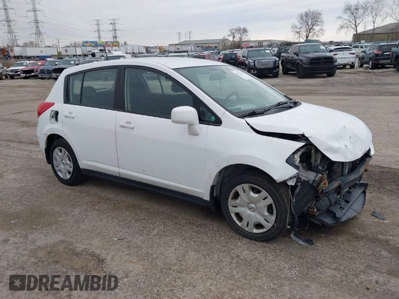 2010 Nissan Versa 1.8 S with VIN 3N1BC1CP4AL450272, listed as a IAAI auction lot 41987139 with 175,522 mi miles. Bid and sale history available at carsss.com. Image 1.