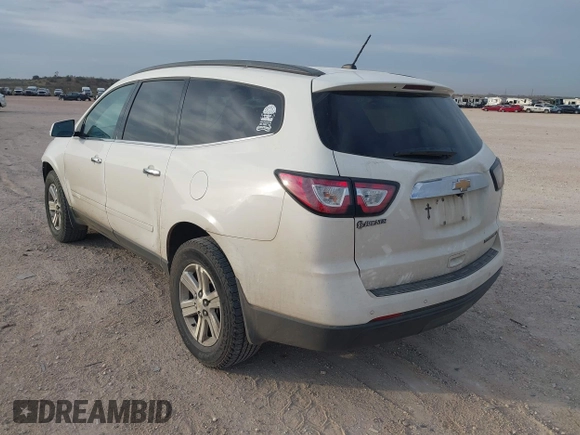 2014 Chevrolet Traverse LT with VIN 1GNKRGKD3EJ341442, listed as a IAAI auction lot 41848116 with 130,544 mi miles. Bid and sale history available at carsss.com. Image 3.